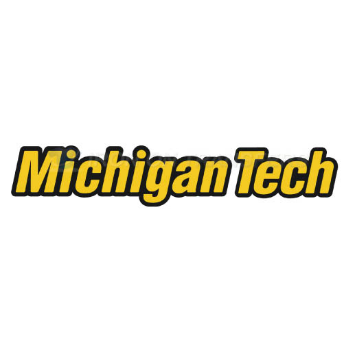 Michigan Tech Huskies Logo T-shirts Iron On Transfers N5061 - Click Image to Close